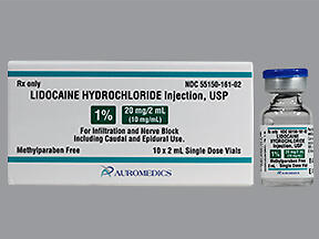 Lidocaine 1% - 20mg/2mL