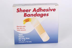 Adhesive Bandages - Sheer